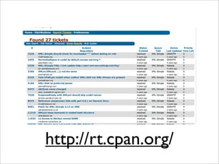 CPAN Training