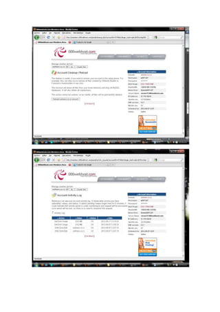 Cpanel 000webhost opciones avanzadas