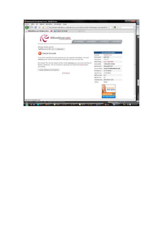 Cpanel 000webhost opciones avanzadas
