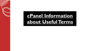 cPanel Information
about UsefulTerms
 