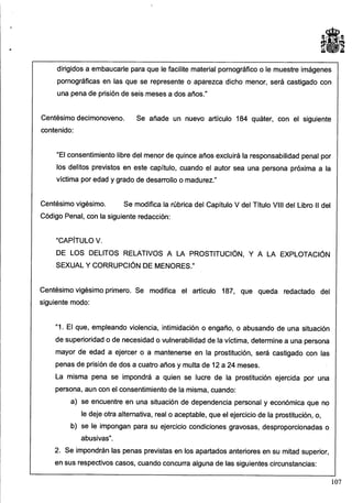 Anteproyecto de reforma del Código Penal