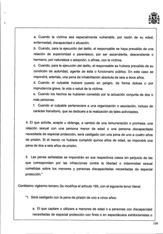 Anteproyecto de reforma del Código Penal