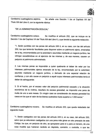 Anteproyecto de reforma del Código Penal