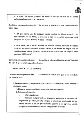 Anteproyecto de reforma del Código Penal