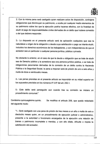Anteproyecto de reforma del Código Penal
