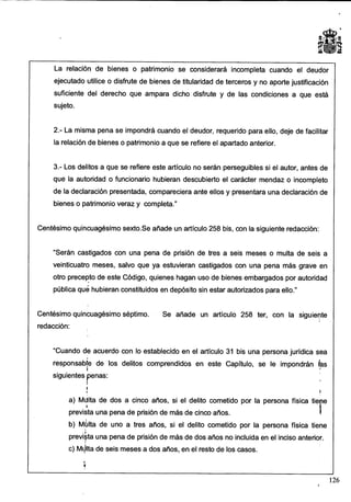 Anteproyecto de reforma del Código Penal
