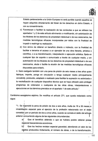 Anteproyecto de reforma del Código Penal