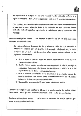 Anteproyecto de reforma del Código Penal