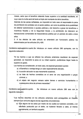 Anteproyecto de reforma del Código Penal