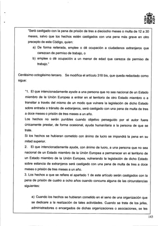 Anteproyecto de reforma del Código Penal