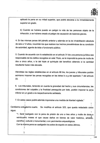 Anteproyecto de reforma del Código Penal