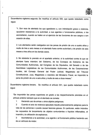 Anteproyecto de reforma del Código Penal