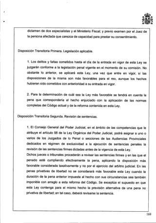 Anteproyecto de reforma del Código Penal