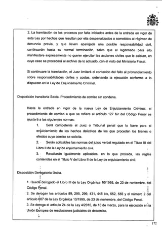 Anteproyecto de reforma del Código Penal