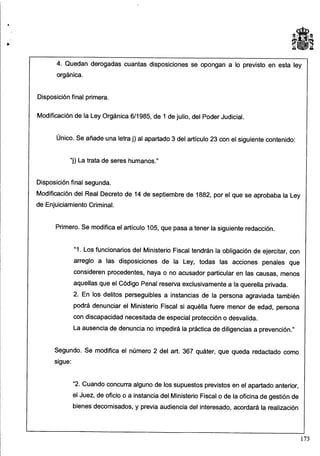 Anteproyecto de reforma del Código Penal