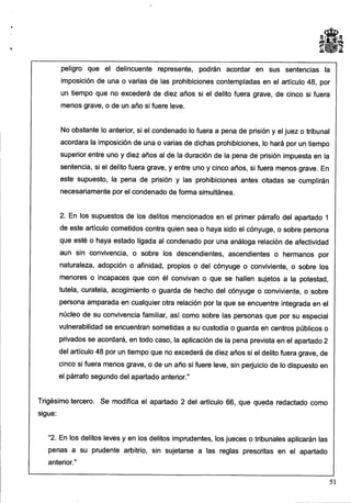 Anteproyecto de reforma del Código Penal
