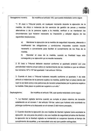 Anteproyecto de reforma del Código Penal