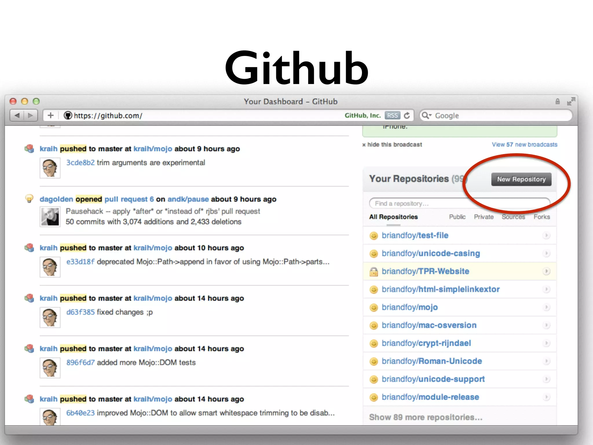 Github
 