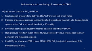 CPAP,.pptx neonatal non invasive ventilation | PPTX