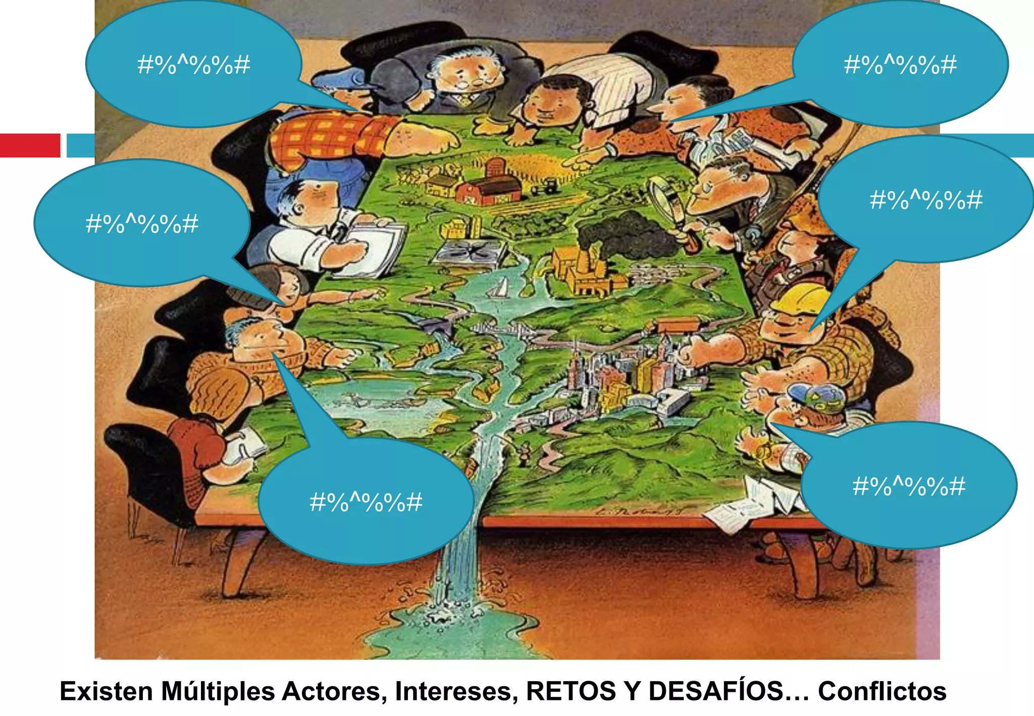Existen Múltiples Actores, Intereses, RETOS Y DESAFÍOS… Conflictos
#%^%%#
#%^%%#
#%^%%#
#%^%%# #%^%%#
#%^%%#
 