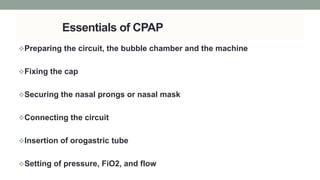 Fio2 Cpap Setting CPAP seminar final | PPT