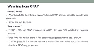 CPAP seminar final | PPT