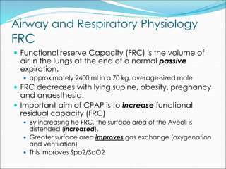 Normal Frc Cpap slides | PPTX