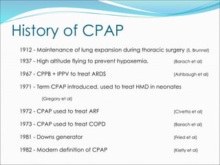 Cpap slides | PPTX