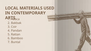 CPAR - MODULE 4 Art Techniques used in Local Materials.pptx