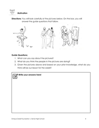 CPAR Module 3.pdf Contemporary Arts It is good for studying. | PDF