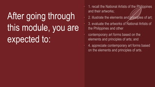 




After going through
this module, you are
expected to:
 