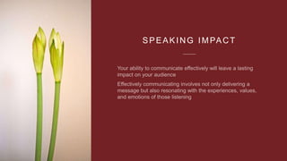 SPEAKING IMPACT
 