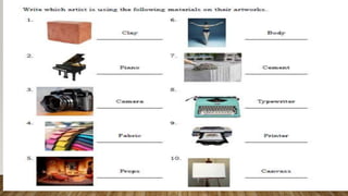 CPAR_Q2_WEEK 1__Local materials used in creating art WITHOUT ANSWER KEY ...