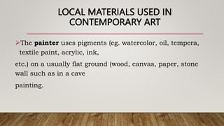 CPAR_Q2_WEEK 1__Local materials used in creating art WITHOUT ANSWER KEY ...