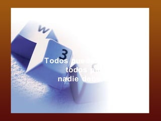 W3C Todos pueden publicar,  todos pueden leer, nadie debe restringir 