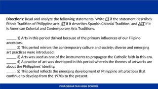 Contemporary Philippine Arts from the Regions Quarter 1 - Module 1 Arts ...