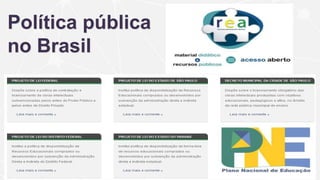 Política pública
no Brasil
 