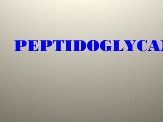 PEPTIDOGLYCAN
 