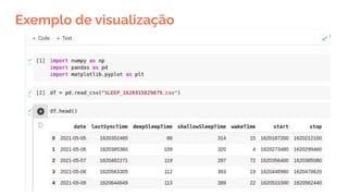 Exemplo de visualização
 