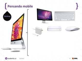 Pensando mobile

Desktop




          4/2/2013   17
 