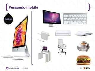 Pensando mobile

Desktop




          4/2/2013   21
 