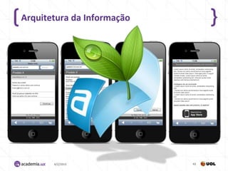 Arquitetura da Informação




       4/2/2013             43
 