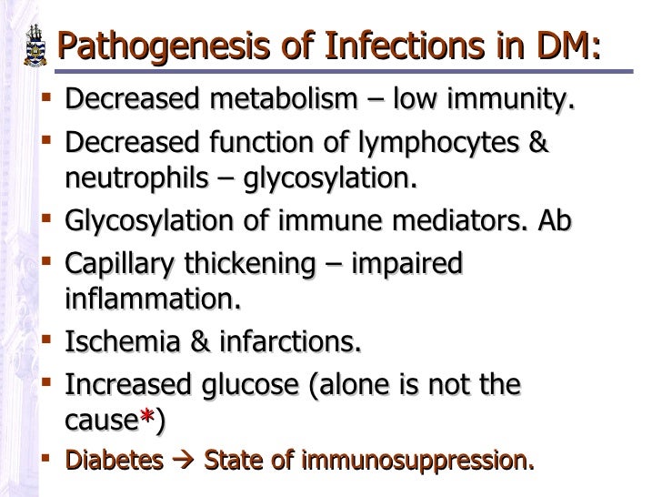why are diabetics immunosuppressed