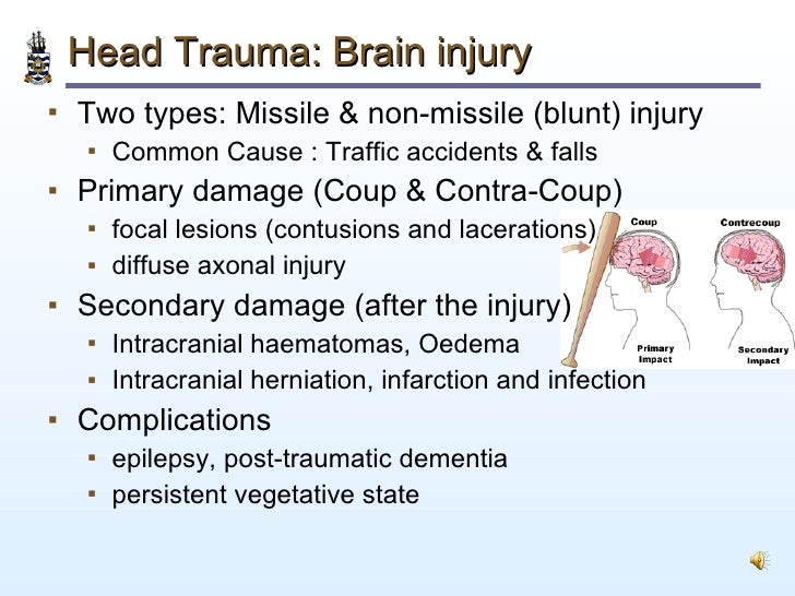 Pathology of Head Injury