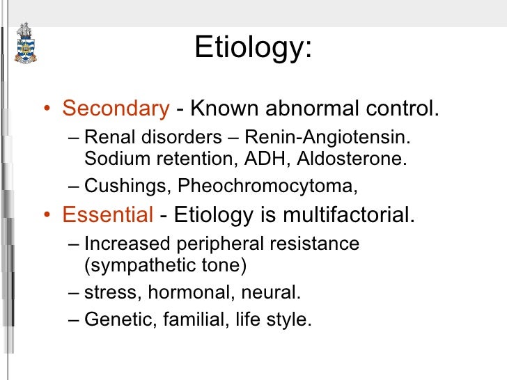 pathophysiology of hypertension