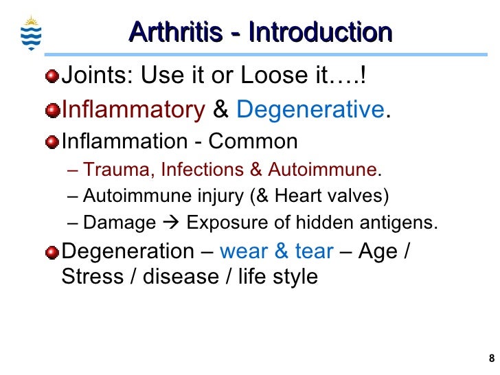 Pathology of Arthritis