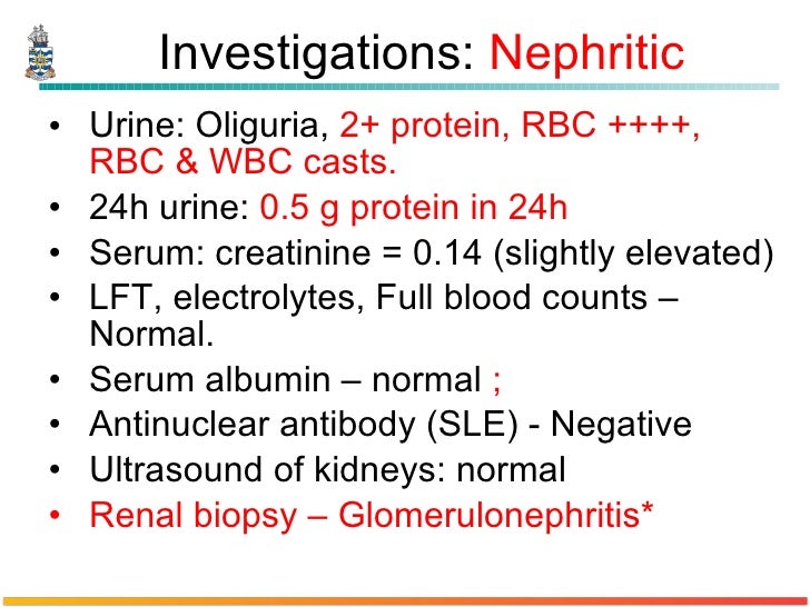 Pathology of Glomerulonephritis