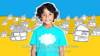 Curious as he is, Tom would love
to get to know everyone!
 
