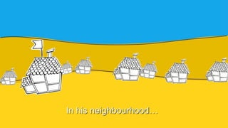 In his neighbourhood…
 