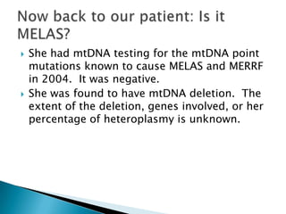 Point Me Rrf Mitochondrial disorders overview | PPTX